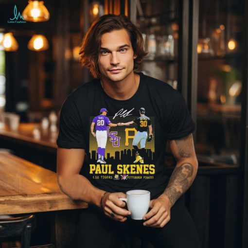 Official Paul Skenes LSU Tigers And Pittsburgh Pirates Signature Shirt