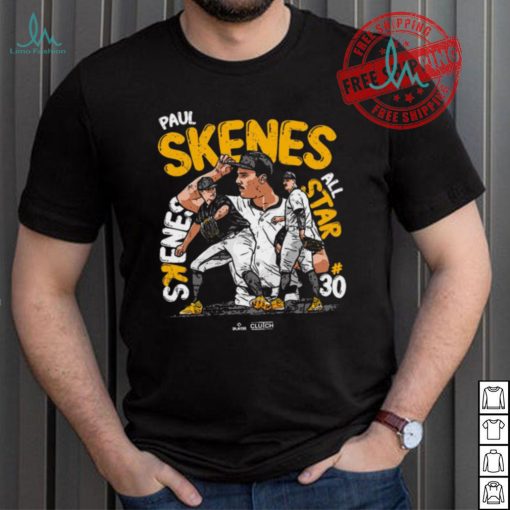 Official Paul Skenes Pittsburgh Pirates #30 Is An All Star Player t shirt