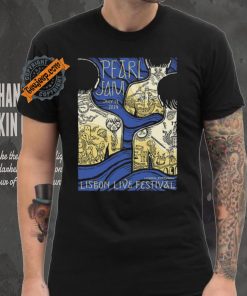 Official Pearl Jam Lisbon,Portugal Lisbon Live Festival July 13 2024 Poster shirt