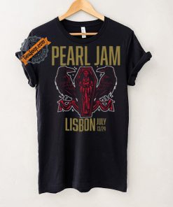 Official Pearl Jam Lisbon,Portugal Passeio Marítimo de Algés July 13 2024 tour shirt