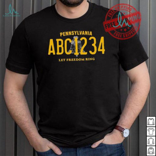 Official Pennsylvania abc1234 let freedom ring for Pittsburgh shirt