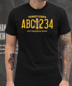 Official Pennsylvania abc1234 let freedom ring for Pittsburgh shirt