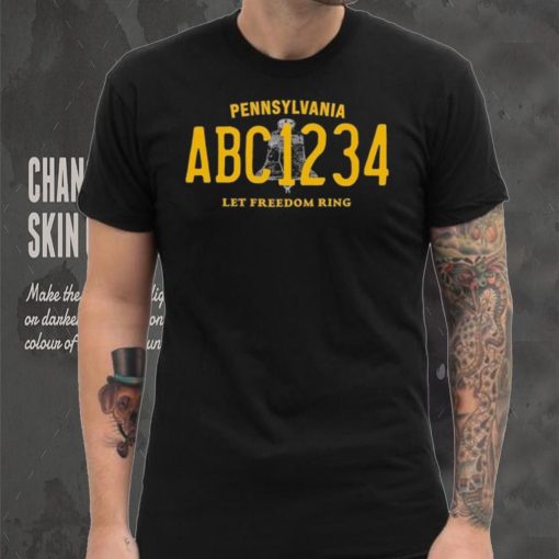 Official Pennsylvania abc1234 let freedom ring for Pittsburgh shirt
