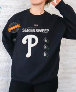 Official Phillies over Dodgers Series Sweep Shirt