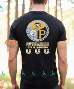 Official Pittsburgh Sports Teams City Of Champions 2024 T Shirt