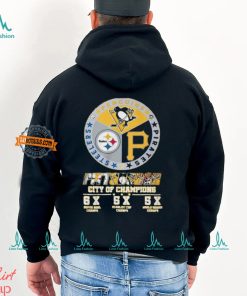 Official Pittsburgh Sports Teams City Of Champions 2024 T Shirt