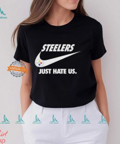 Official Pittsburgh Steelers True Football Team Just Hate Us Slogan T Shirt