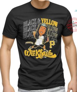 Official Pittsburgh pirates x wiz khalifa black T shirt