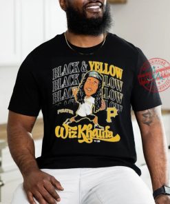 Official Pittsburgh pirates x wiz khalifa black T shirt