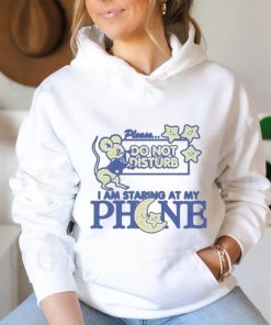 Official Please Do Not Disturb I Am Staring At My Pjone Shirt