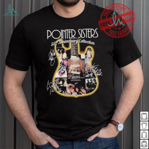 Official Pointer Sisters 55th Anniversary Collection Signatures shirt