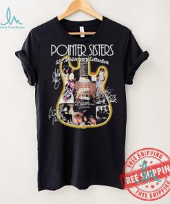 Official Pointer Sisters 55th Anniversary Collection Signatures shirt