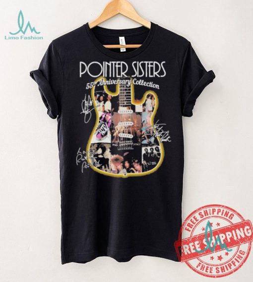 Official Pointer Sisters 55th Anniversary Collection Signatures shirt