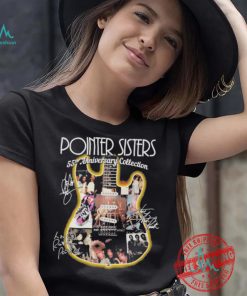 Official Pointer Sisters 55th Anniversary Collection Signatures shirt