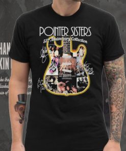 Official Pointer Sisters 55th Anniversary Collection Signatures shirt