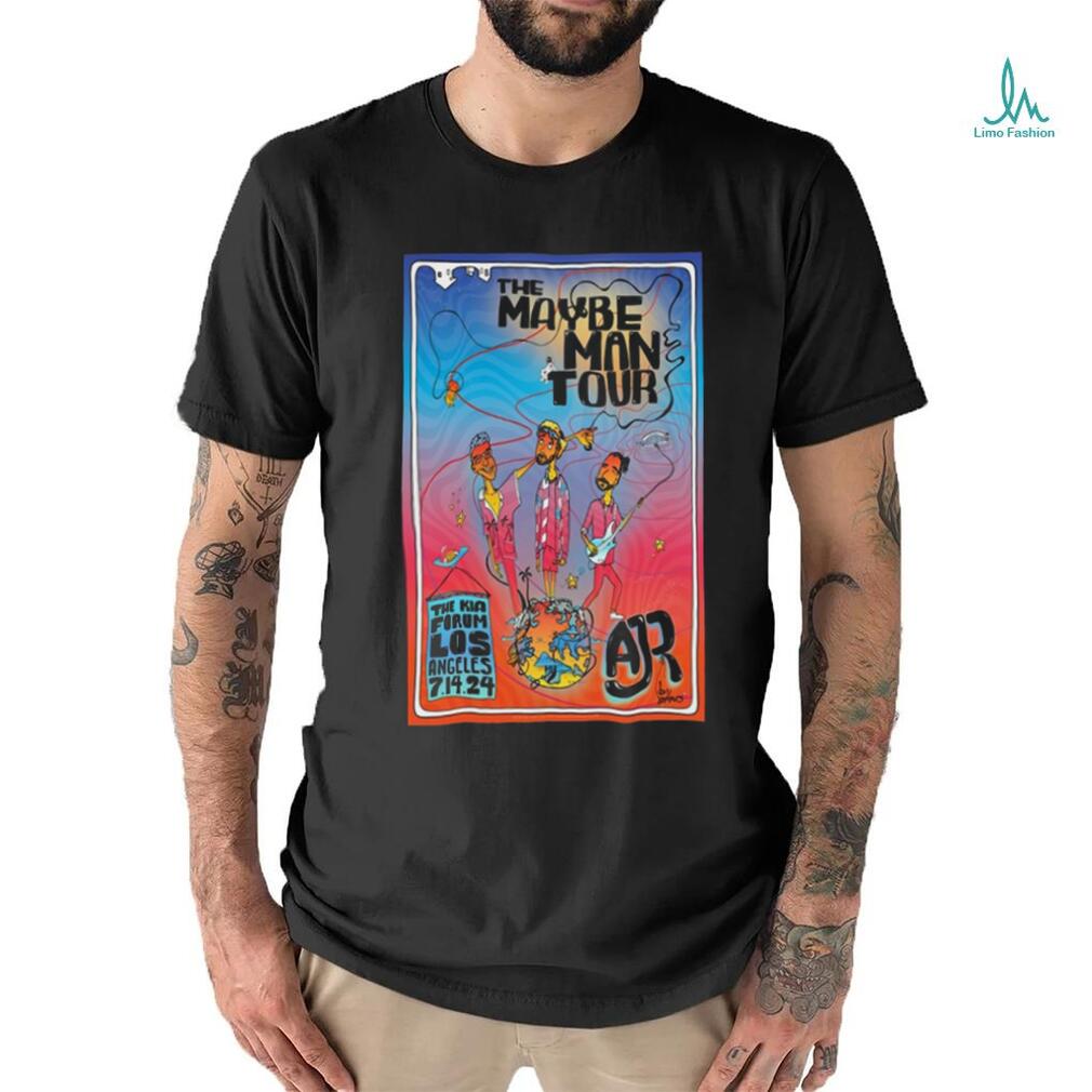 Official Poster AJR July 14 2024 Kia Forum in Inglewood CA t shirt Official Poster AJR July 14 2024 Kia Forum in Inglewood CA t shirt