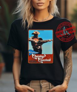 Official Poster Charley Crockett July 22 2024 Agora Theatre in Cleveland OH t shirt