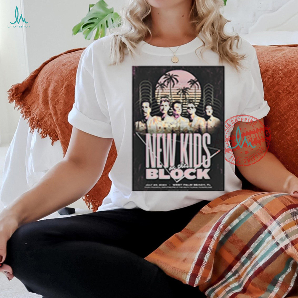 Official Poster New Kids On The Blocks Tour In West Palm Beach FL On July 20 2024 t shirt Official Poster New Kids On The Blocks Tour In West Palm Beach FL On July 20 2024 t shirt
