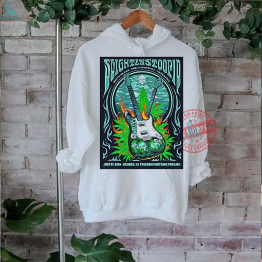 Official Poster Slightly Stoopid July 21 2024 Freedom Mortgage Pavilion in Camden NJ t shirt