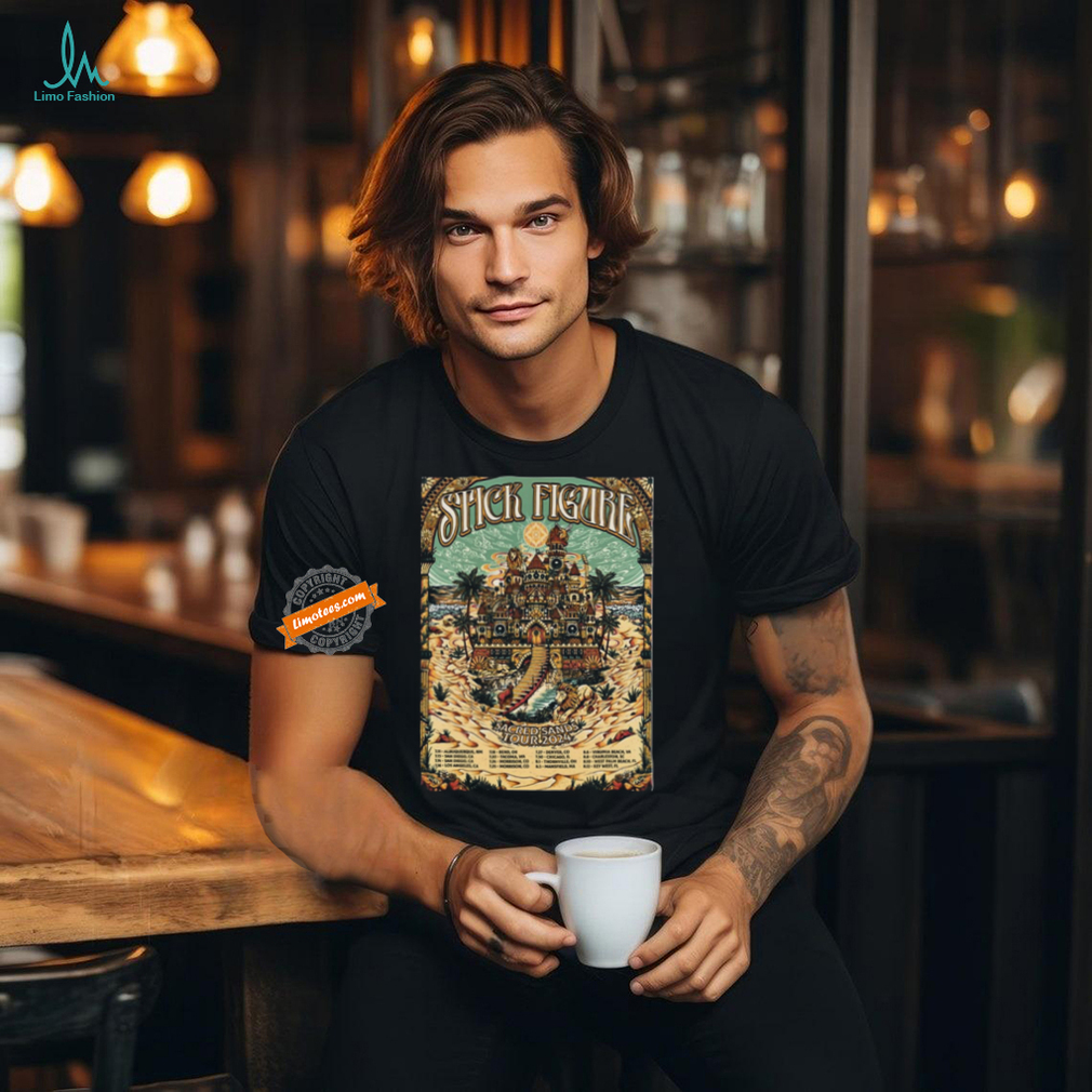 Official Poster Stick Figure Sacred Sands Tour 2024 t shirt Official Poster Stick Figure Sacred Sands Tour 2024 t shirt