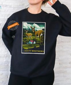 Official Poster The Avett Brothers July 10 2024 Big Sky Brewing CO Missoula MT t shirt