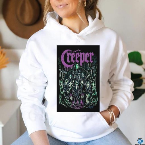 Official Poster Tour Los CREEPER In Cheltenham, UK On July 13, 2024 t shirt