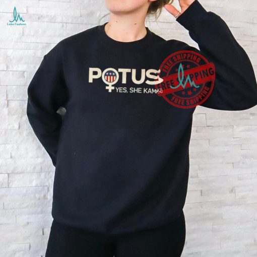 Official Potus female symbol yes she kam Harris for president T shirt