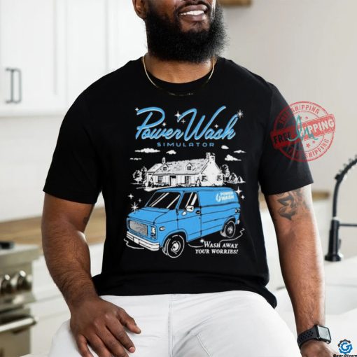 Official Power Wash Simulator Wash Away Your Worries t shirt