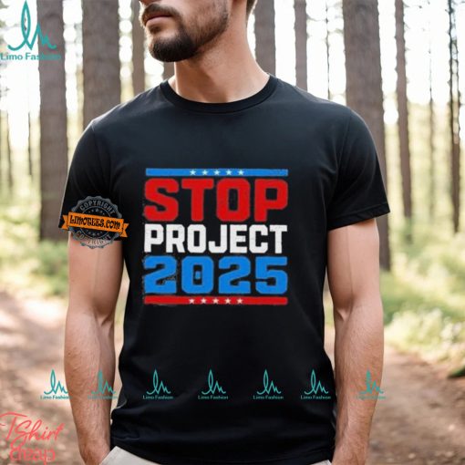 Official Pro Democracy Stop Project 2025 Presidential Election 2024 Shirt