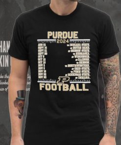 Official Purdue Boilermakers Champion 2024 Football Schedule Shirt