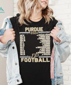 Official Purdue Boilermakers Champion 2024 Football Schedule Shirt
