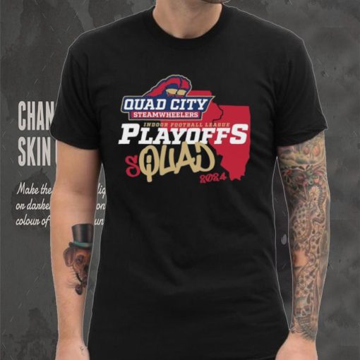 Official Quad City Steamwheelers 2024 Indoor Football League Playoffs Squad shirt