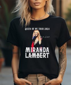 Official Queen Of Me Tour 2024 Miranda Lambert Signature shirt