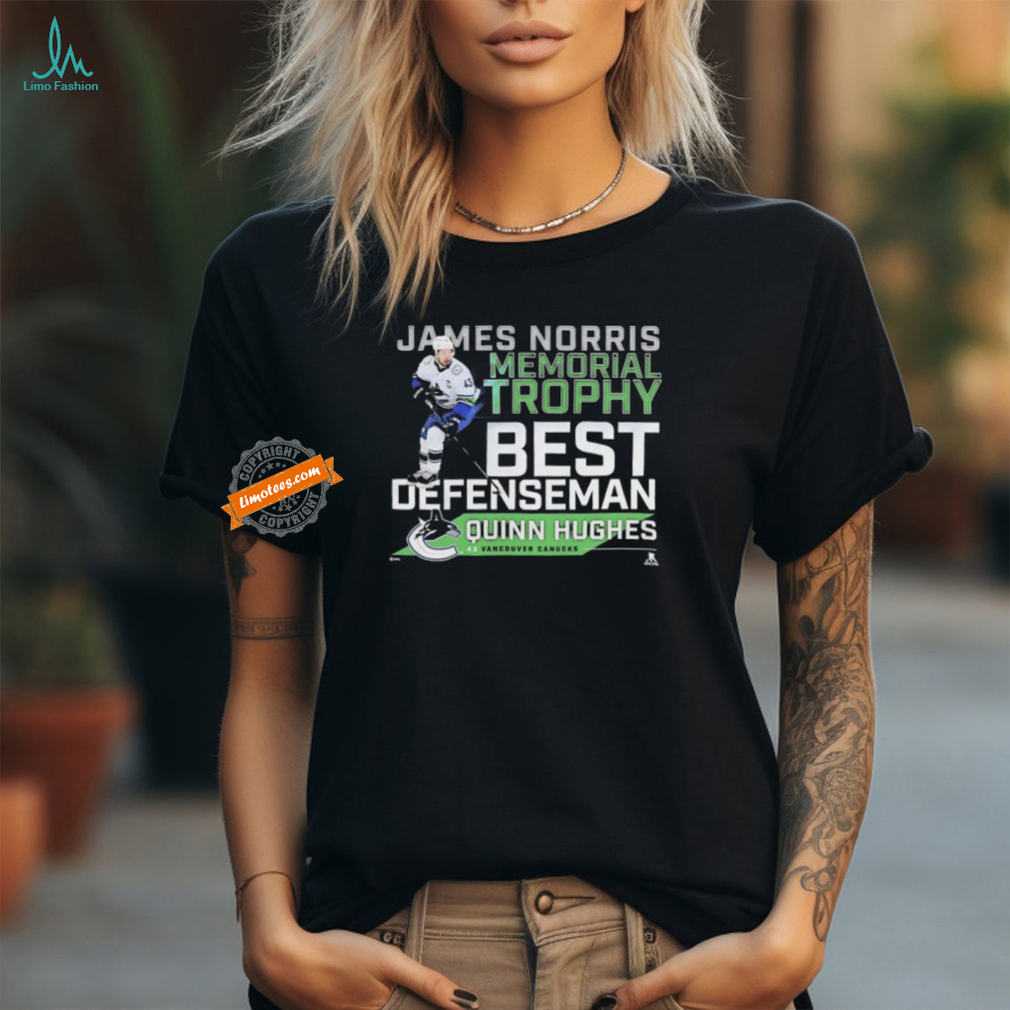 Official Quinn Hughes Vancouver Canucks 2024 James Norris Memorial Trophy Winner Shirt Official Quinn Hughes Vancouver Canucks 2024 James Norris Memorial Trophy Winner Shirt