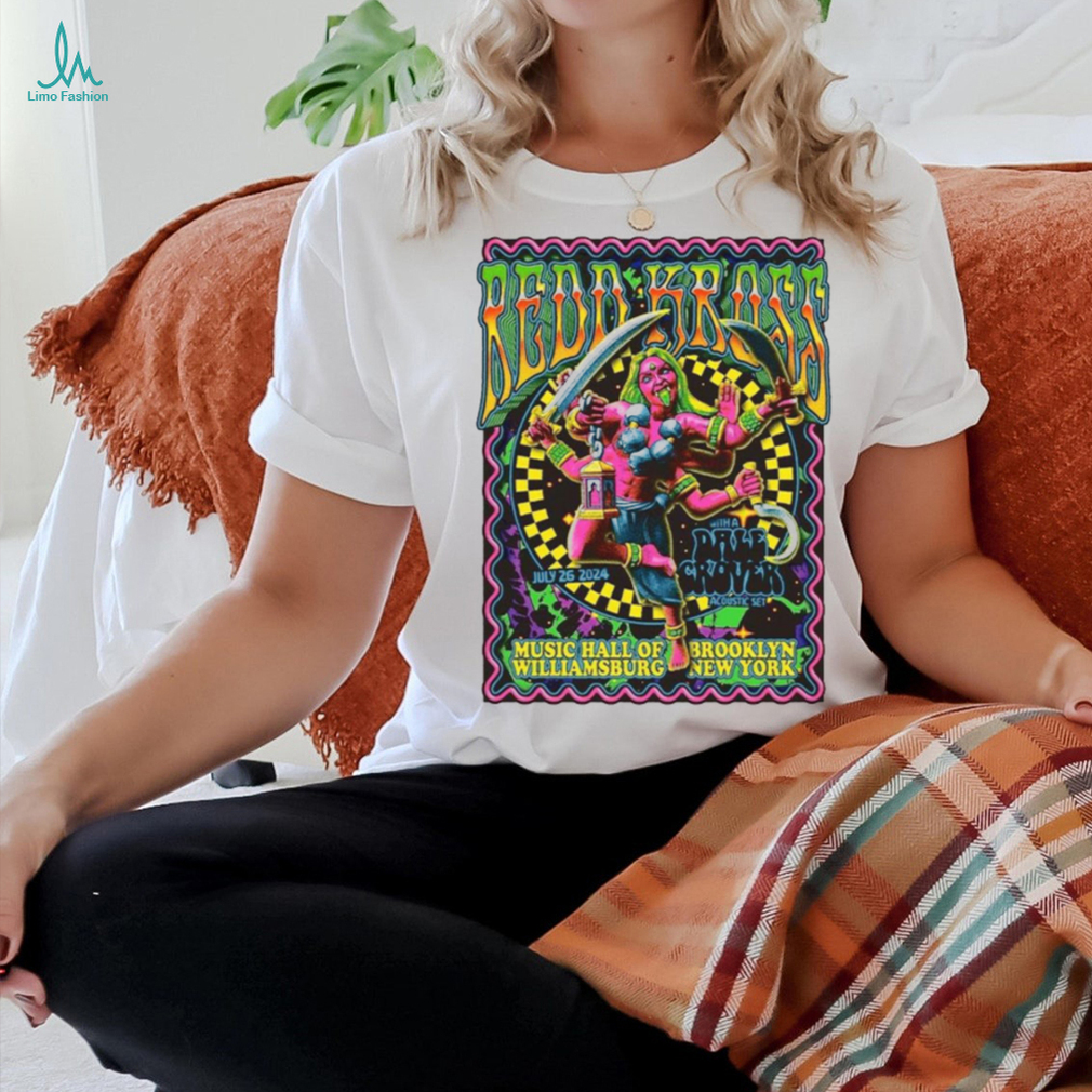 Official Redd Kross Band July 26 2024 Music Hall of Williamsburg Brooklyn NY Gig Poster shirt Official Redd Kross Band July 26 2024 Music Hall of Williamsburg Brooklyn NY Gig Poster shirt