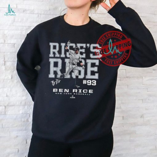 Official Rice’s rise ben rice new york mlbpa T shirt