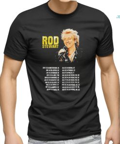 Official Rod Stewart One Last Time Tour 2024 Dates Shirt