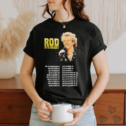 Official Rod Stewart One Last Time Tour 2024 Dates Shirt