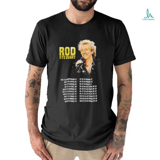 Official Rod Stewart One Last Time Tour 2024 Dates Shirt