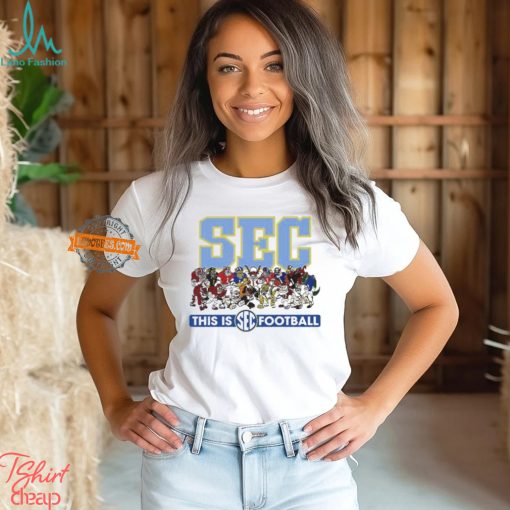 Official SEC Mascots This Is Football 2024 Shirt