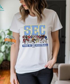 Official SEC Mascots This Is Football 2024 Shirt