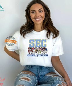 Official SEC Mascots This Is Football 2024 Shirt