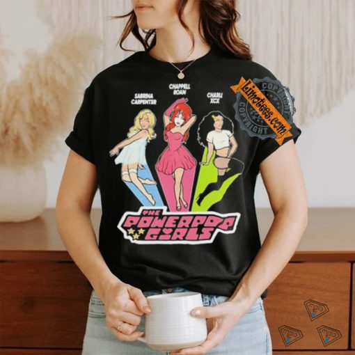 Official Sabrina carpenter chappell roan charlI xcx the powerpop girls T shirt