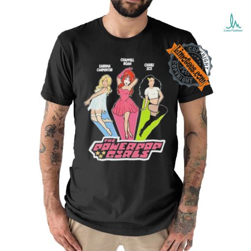 Official Sabrina carpenter chappell roan charlI xcx the powerpop girls T shirt