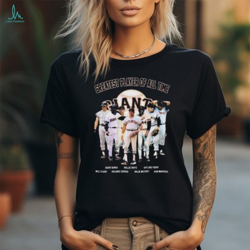 Official San Francisco Giants Greatest Players Of All Time The Baseball Legends Signatures shirt