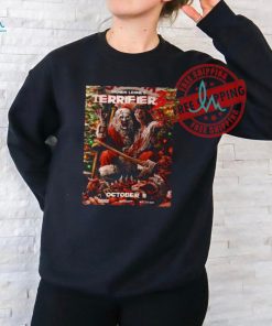 Official Santa damien leone’s terrifier 3 october 11 2024 T shirt