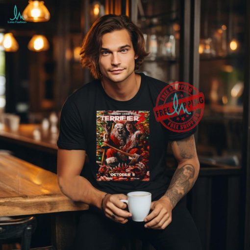 Official Santa damien leone’s terrifier 3 october 11 2024 T shirt