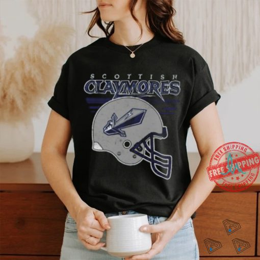 Official Scottish Claymores Rugby Helmet T Shirt