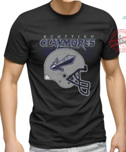 Official Scottish Claymores Rugby Helmet T Shirt