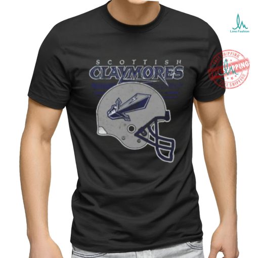 Official Scottish Claymores Rugby Helmet T Shirt